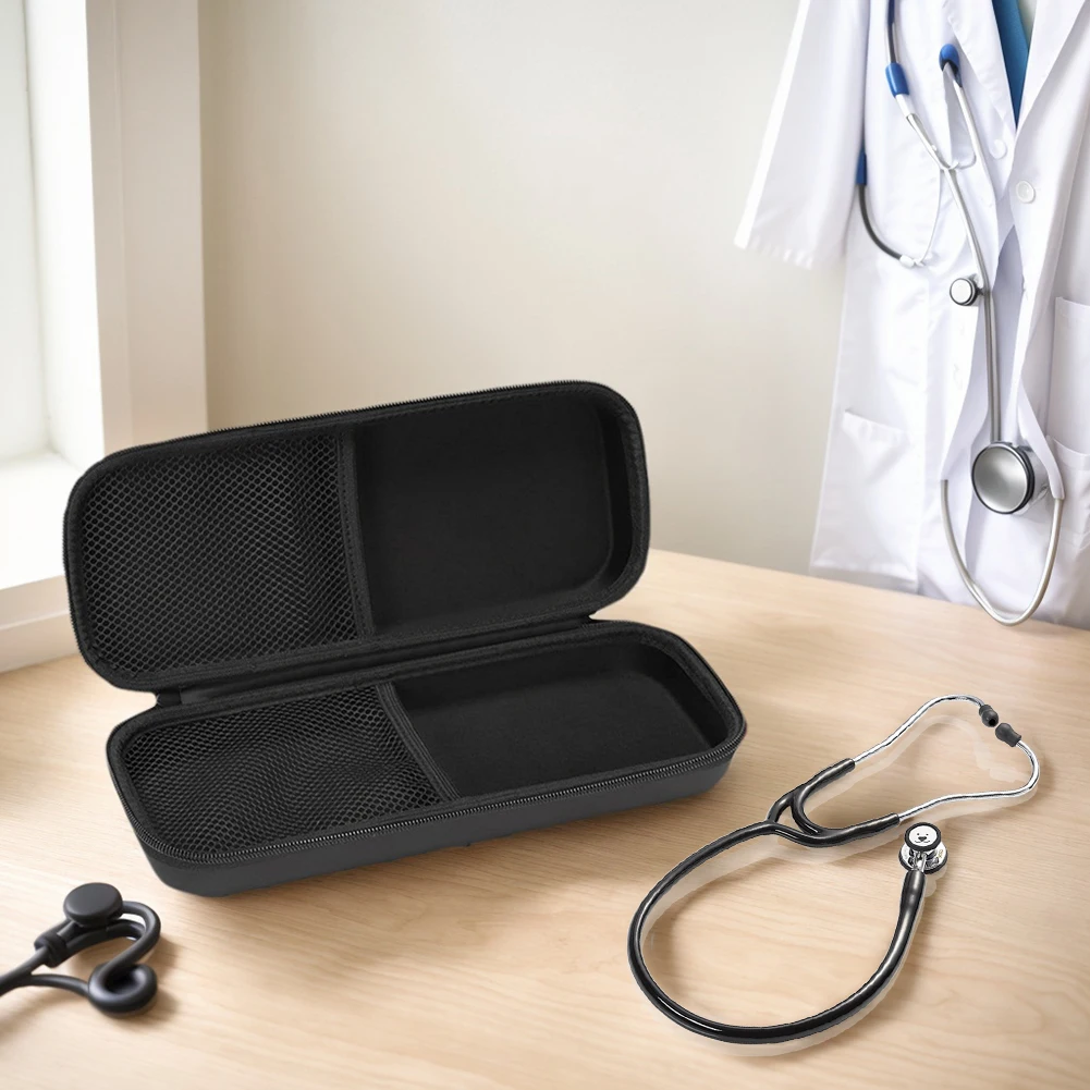 PU Storage Bag for 3M Littmann Classic III Stethoscope Carrying Case Stethoscope Bag Storage Box Mesh Bag Doctor Accessories