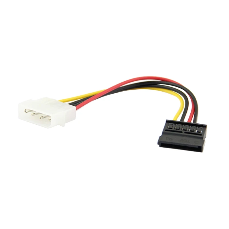 15Pin to Large 4Pin Power Converter Cable 1x 4Pin IDE 1xSata Adapter DropShipping