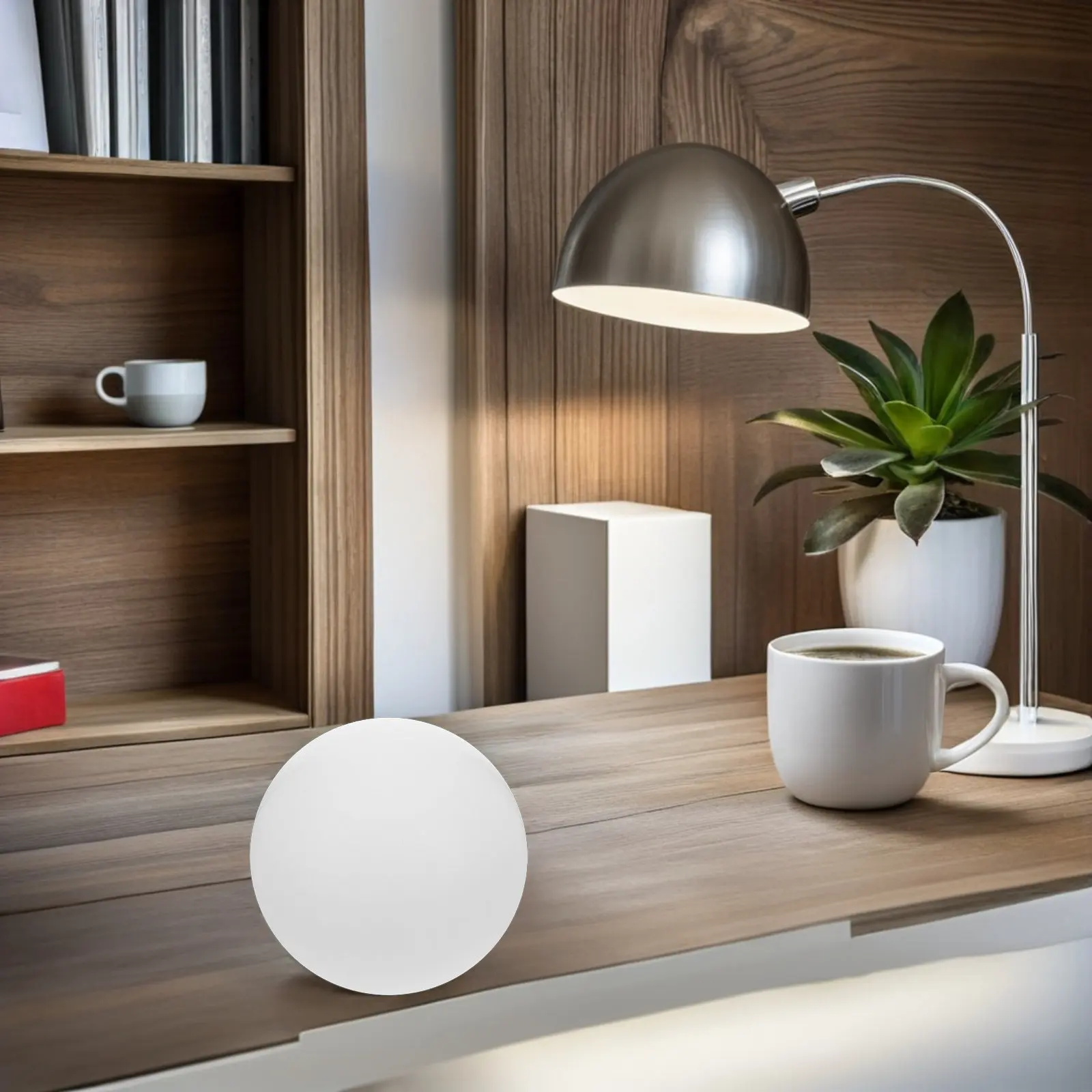 

2 шт. Современные акриловые абажуры-шары белого цвета для потолочных светильников, подвесных ламп, настольных ламп, простая установка