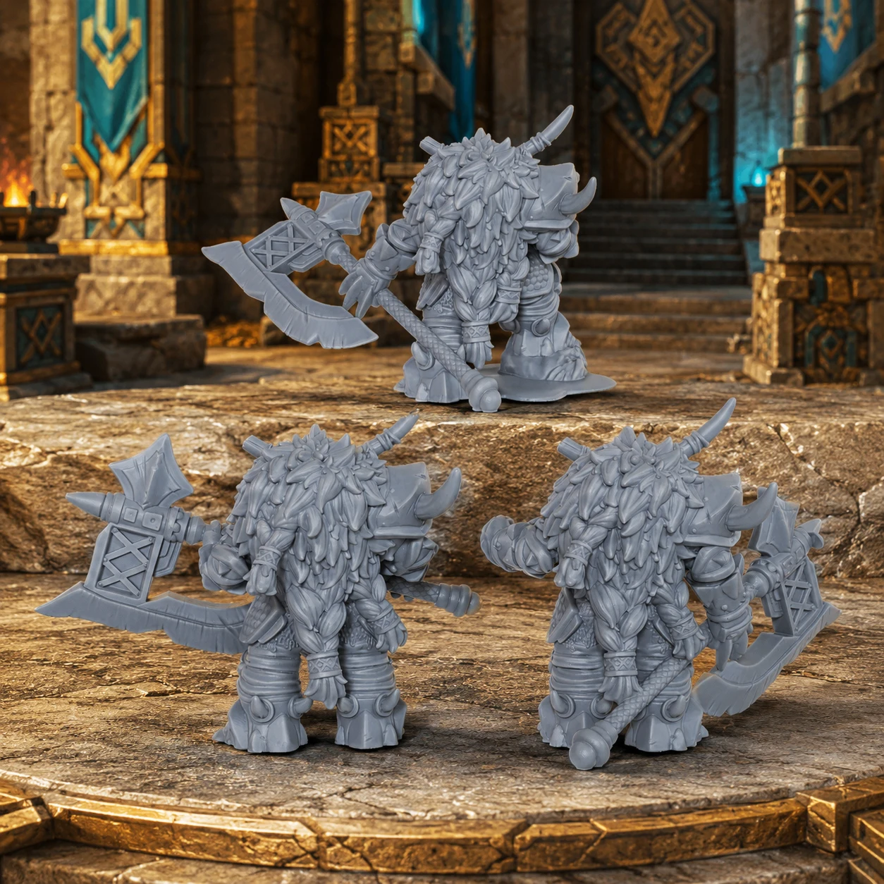 Набор миниатюр «Командиры гном – обзор и цена Gaming Set Accessories