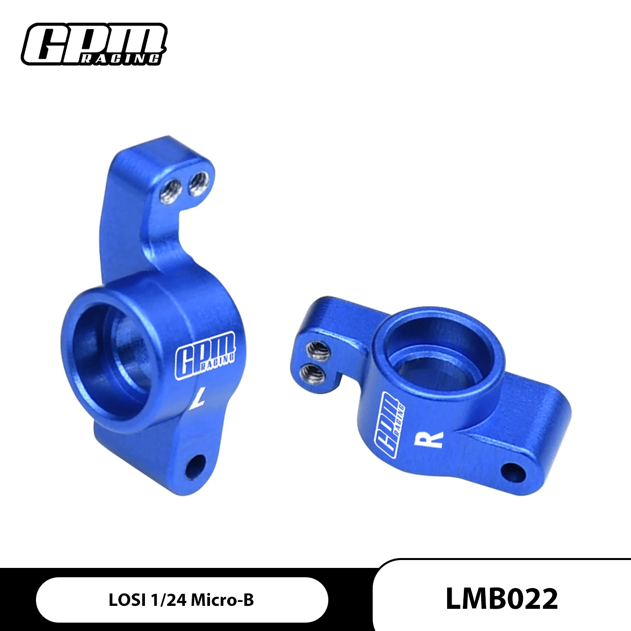 GPM 7075 Alloy Rear Hubs For LOSI 1/24 Micro-B / 1/28 Micro-T LOS-1982 Fast Delivery & No Worries after-sale