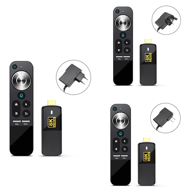 For H96MAX M3 TV Stick 2GB+16GB Android 13.0 Wifi6 4Kx2k H.265 HEVC RK3528 Mini TV Set Top Box EU Plug