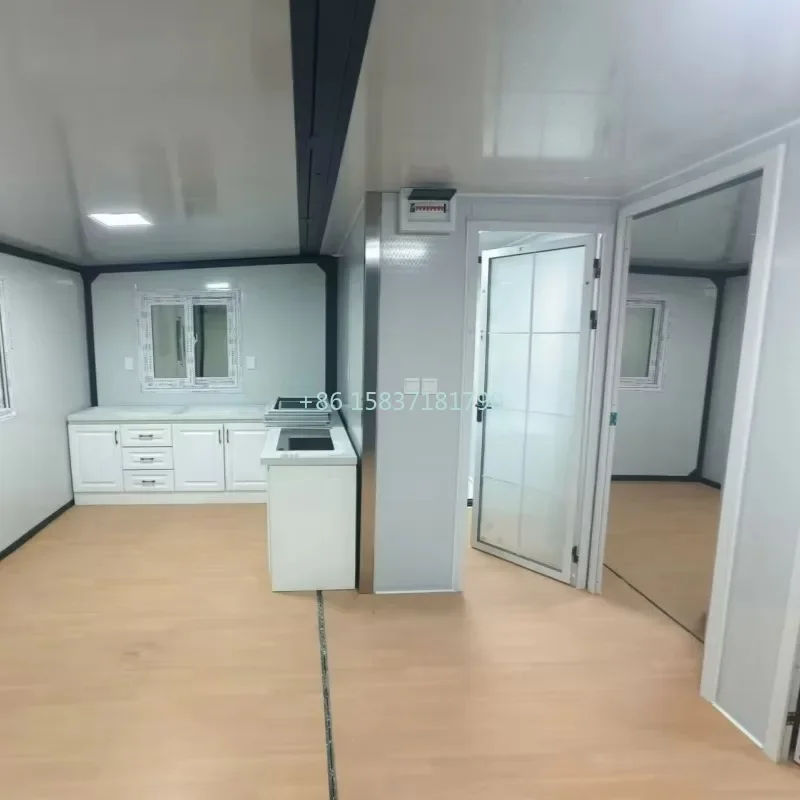 20ft Container House Hotel Cabin Prefab Modular Expandable House Camping Capsule Container Home Folding Tiny House Australia