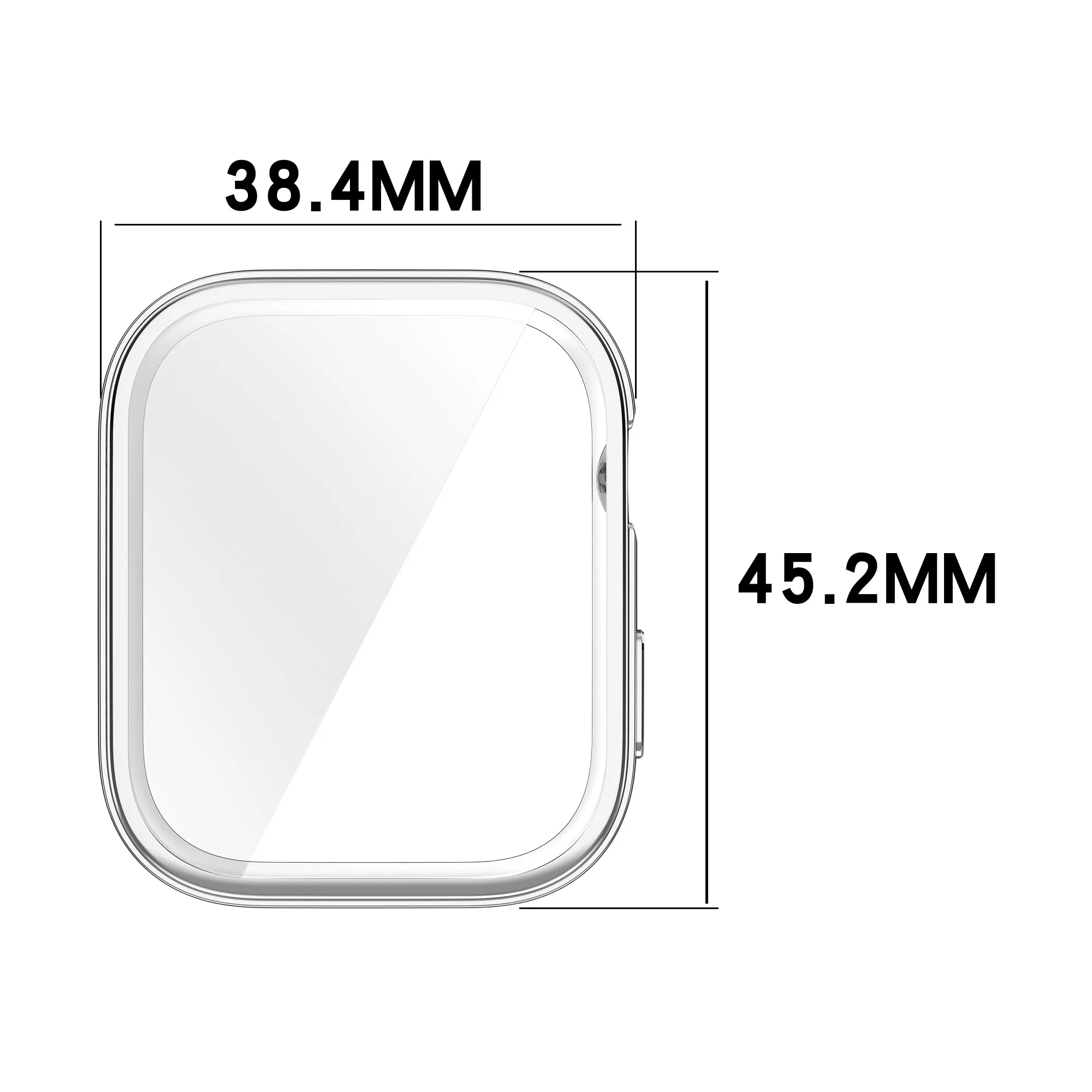 TPU Protective Case For Huawei Watch Fit 3 Full Coverage Screen Protector Shell Cover Bumper