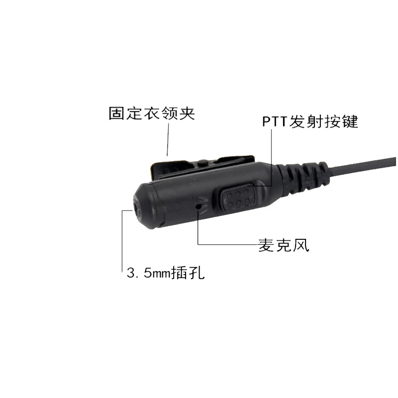 PTT écouteur micro pour Motorola DEP450 GP2000 GP3188 GP3688 CP040 CP150 CP200D EP450 P080 PRO2150 Radio bidirectionnelle Portable