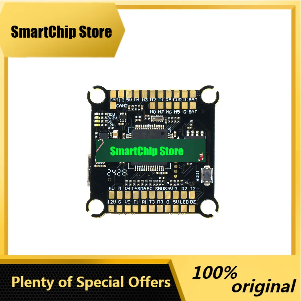 SmCpAxisflying Eco Stack 60a V1 Esc + Flight Controller 6s For Fpv Drones Diy Parts