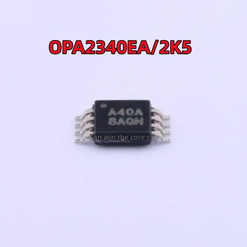 10 pieces  New OPA2340EA OPA2340EA / 2K5 screen printing A40A operational amplifier VSSOP8 original