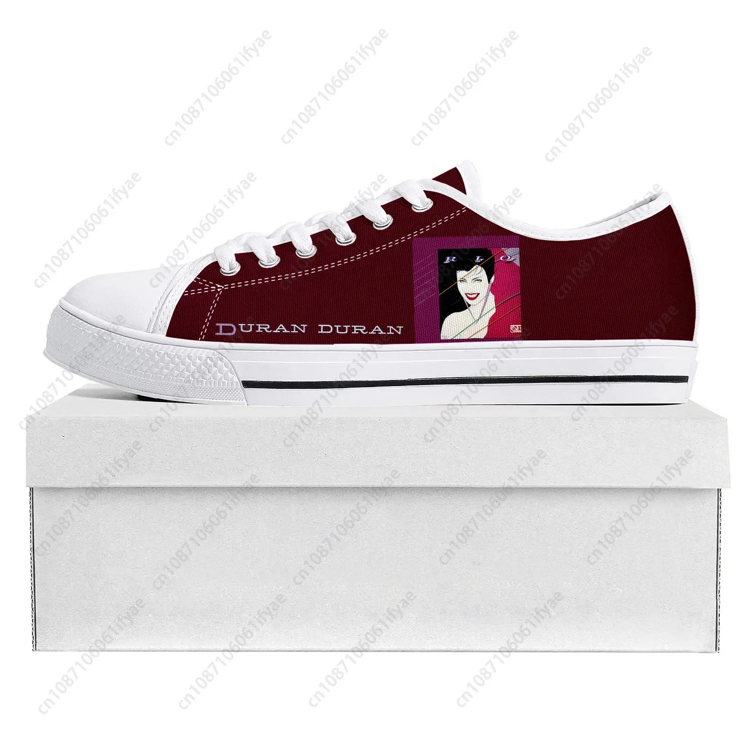 

Dance Rock Band Duran Duran Fashion Low Top High Quality Sneakers Mens Womens Teenager Canvas Sneaker Couple Shoes Custom Shoe
