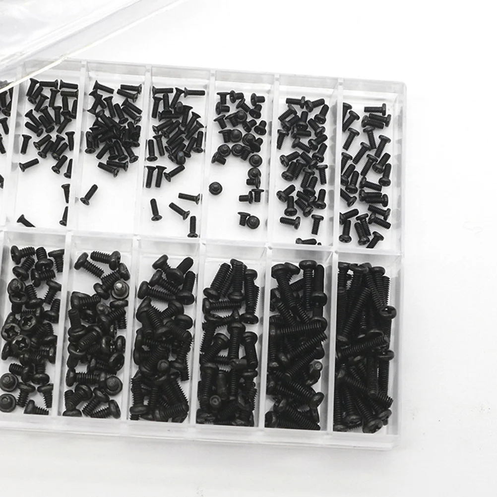 

500Pcs Glasses Accessory Repair Tool Combination Suit for Sunglasses Eyeglasses Watch Frameless Solar Frame Nose Screws Nut Kit