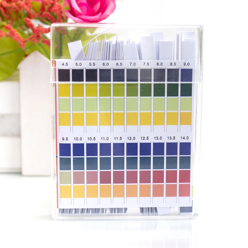 100pcs PH0-14 Test Paper Laboratory Household PH Test Strips Indicator Scientific Litmus Alkaline Acid Testing PH Test Meter