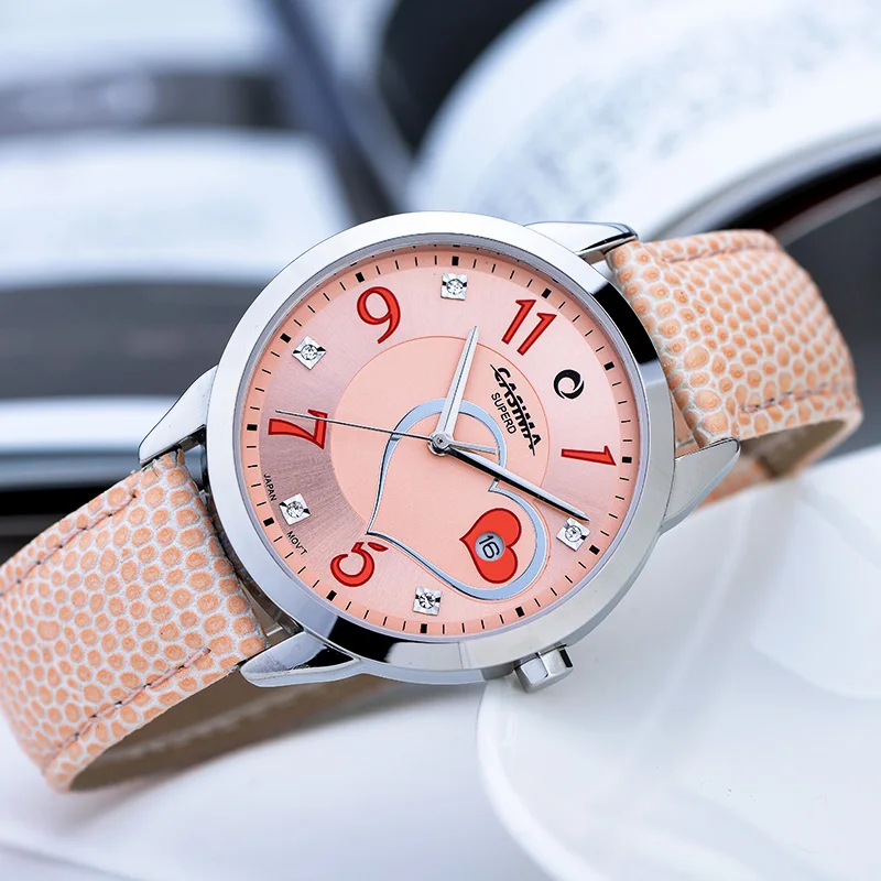 CASIMA Couple Watches Simple Trendy Fashion Watch Versatile Waterproof Luminous Ladies Quartz Watch Model SP-2601-1004