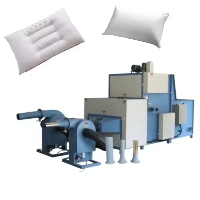 Fiber Carding Machine / Polyester Fiber Opening Machine Fiber Opening and Pillow Filling Mach