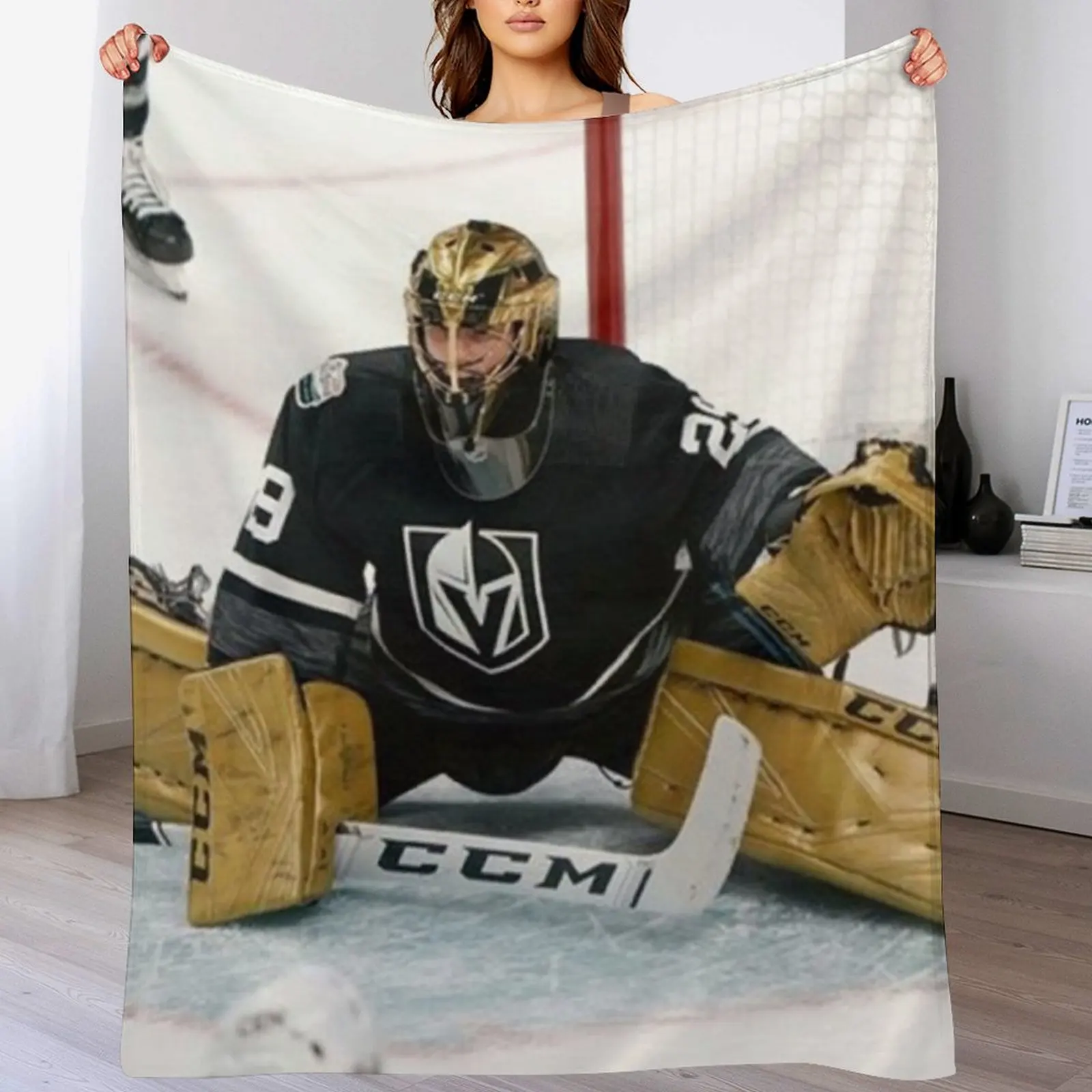 Marc Andre Fleury Throw Blanket Picnic christmas decoration Sofa Loose Blankets