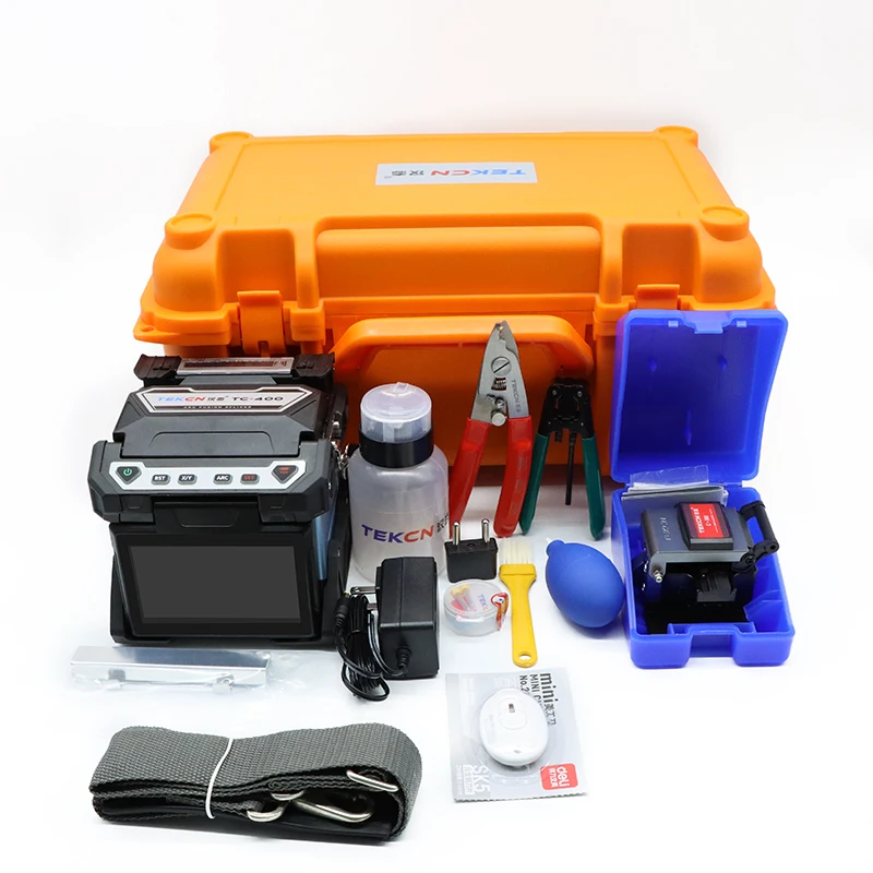

BYXGD China TC-400 Optical Fiber Fusion Splicer With Fiber Cleaver For FTTH Networks High Quality Fiber Optic Equipment