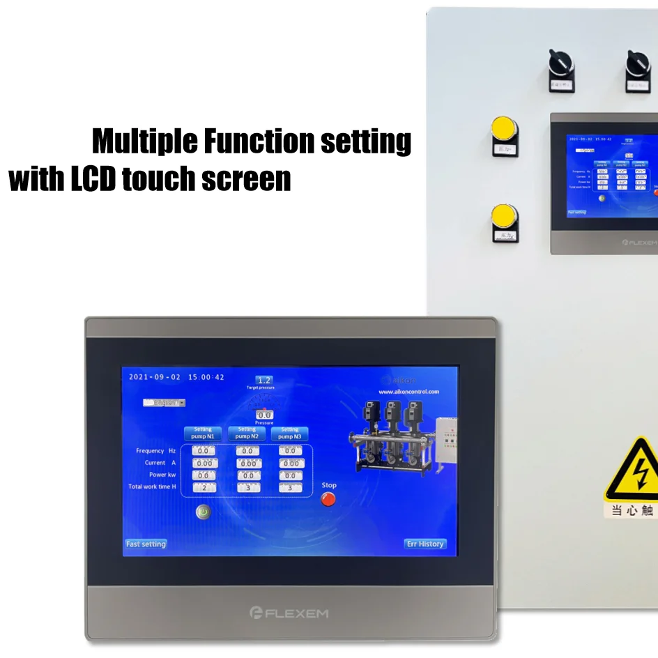 Display TFT 16:9 per interfaccia uomo-macchina LCD touch screen industriale TLF da 10 pollici per il controllo della pompa