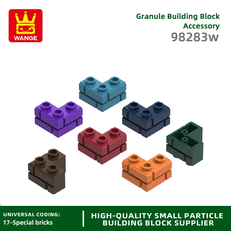 

Wange 98283W 100g/92PCS Thick wall Bricks 1+2 Dots Block Moc Compatible with Brick DIY Children's Toy