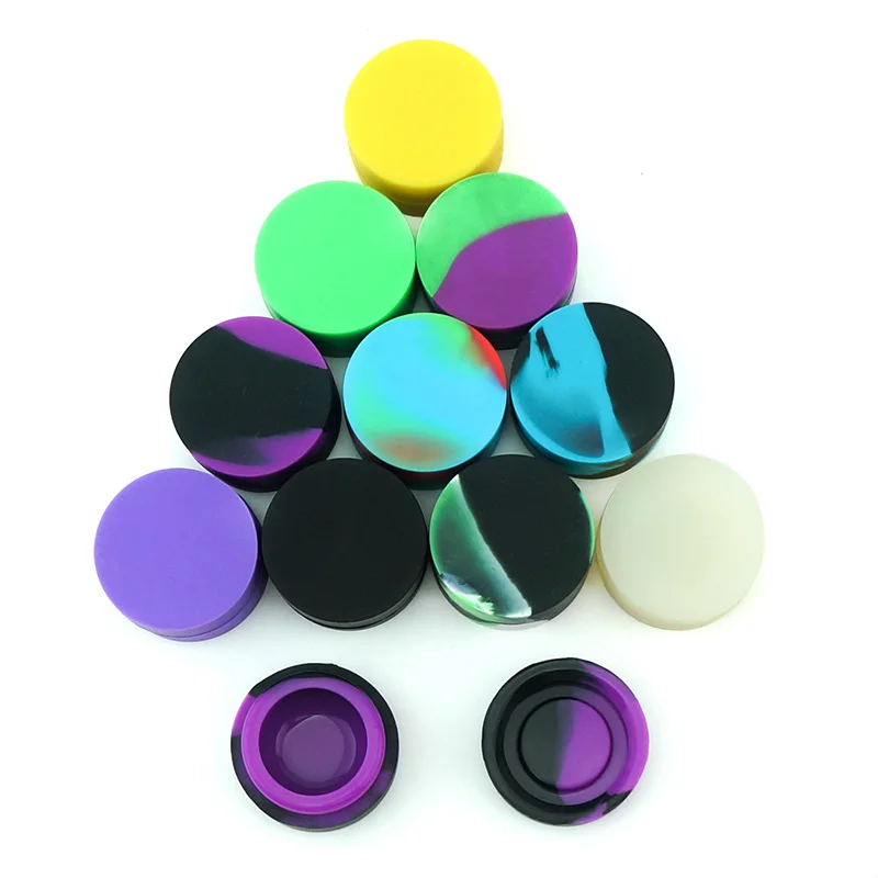 5 Stuks 3Ml 5Ml 7Ml Siliconen Wax Container Pil Opbergdoos Olie Container Roken Tabak Container