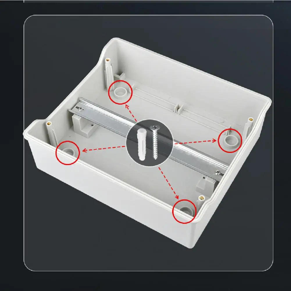 

9-Circuit IP65 Rated Outdoor Waterproof Distribution Box for Photovoltaic Installations EV Charging Infrastructure and Panels