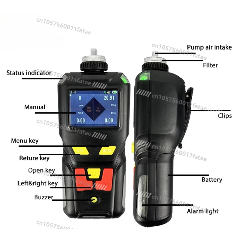 

2050-4 Real-time Detection 0-5% VOL Combustible Gas Tester