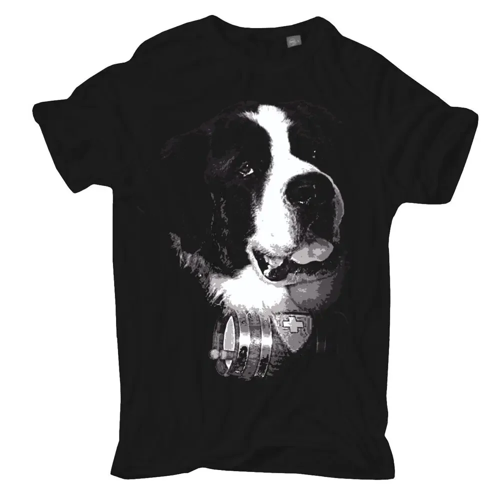 Plus Size T-Shirt Bernhardiner  Dogs Breeder Breeding Race  High Quality 100%Cotton Short Sleeve