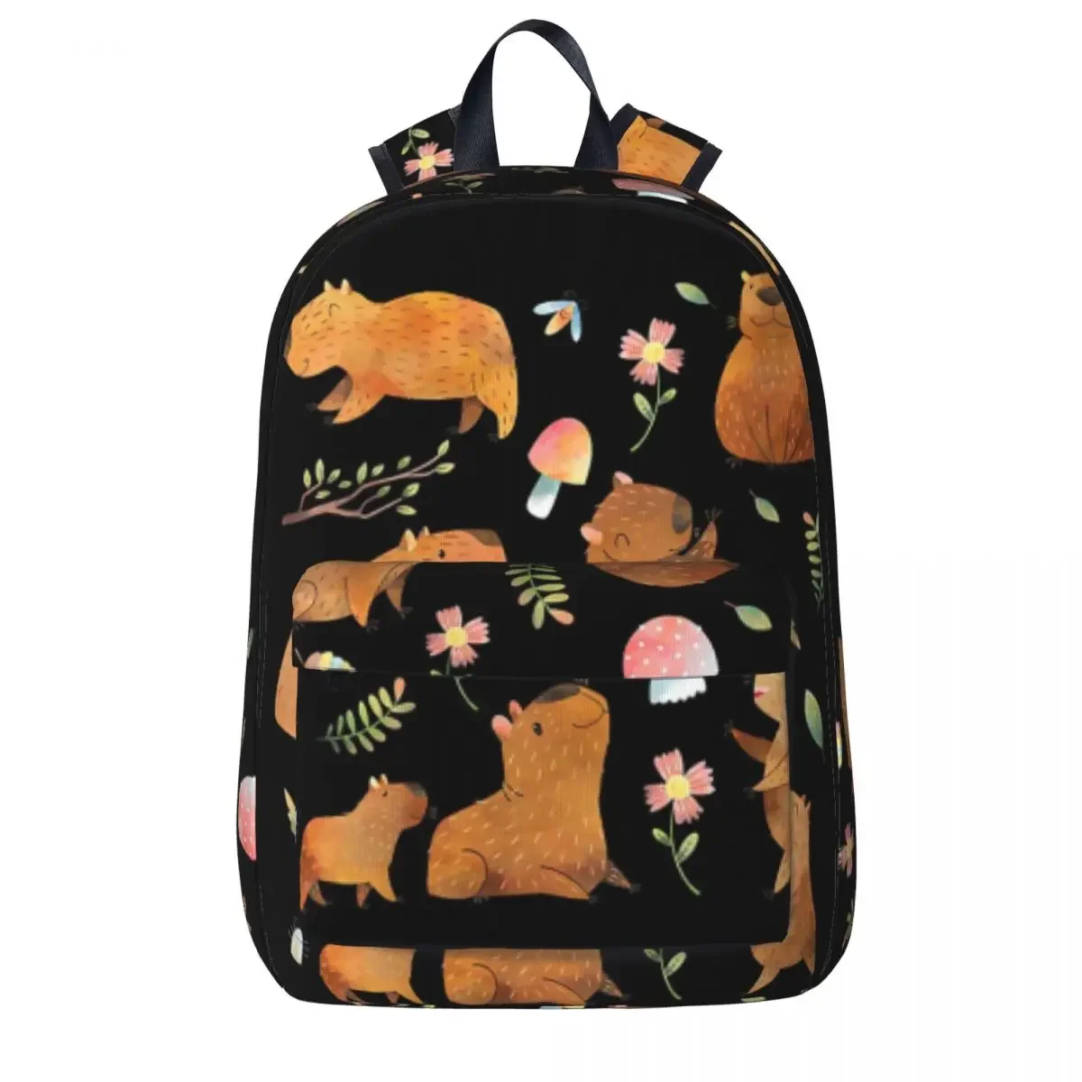 Capybara Is My Spirit Animal Backpacks Student Book bag Shoulder Bag Laptop Rucksack Fashion Travel Rucksack Children School Bag