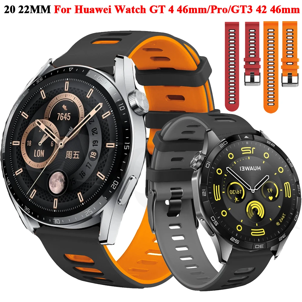 20 22mm Watch Band ремешок Straps GT4 For Huawei Watch GT 4 46mm/GT3 GT 3 Pro/SE Wristband GT 2 GT2 Pro 46mm Watchbands Bracelet