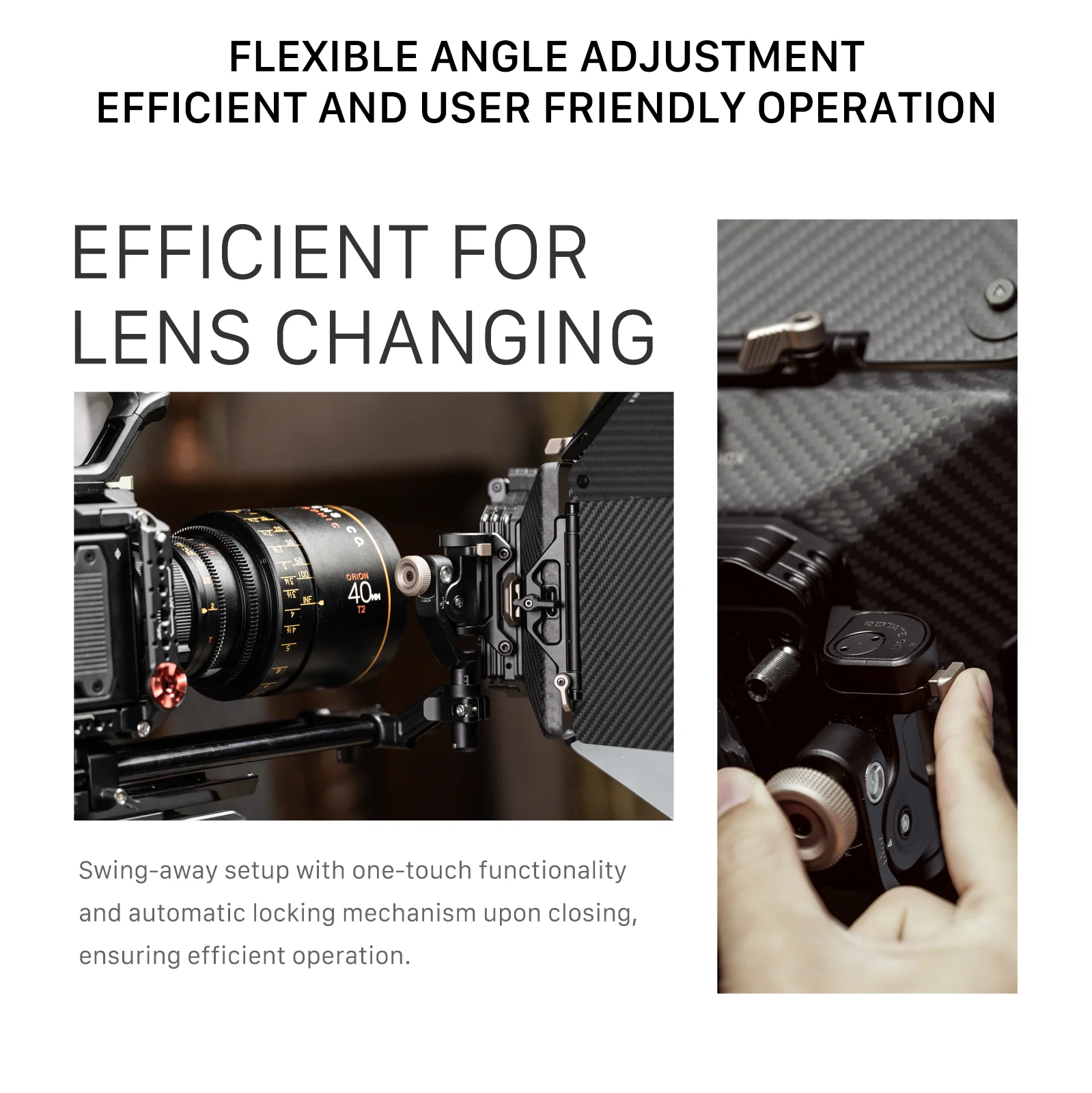TILTA MB-T17 Mirage Pro 114mm Matte Box Motorized VND Advance Modular Kit A -Professional Camera Accessories for Cinematography