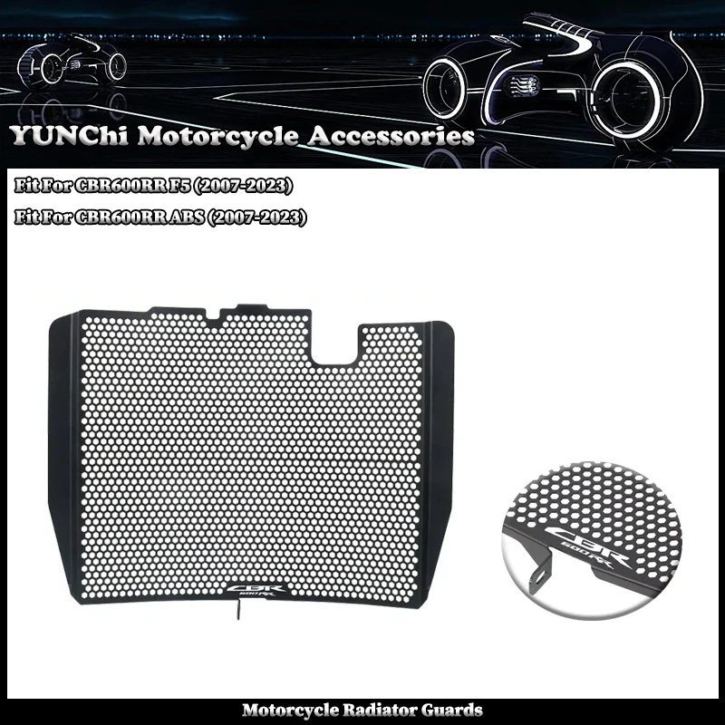 Motorcycle Radiator Guard Protector Grille Grill Cover Fit For HONDA CBR600RR F5 CBR 600RR ABS CBR600 RR 2007-2023 2022 2021