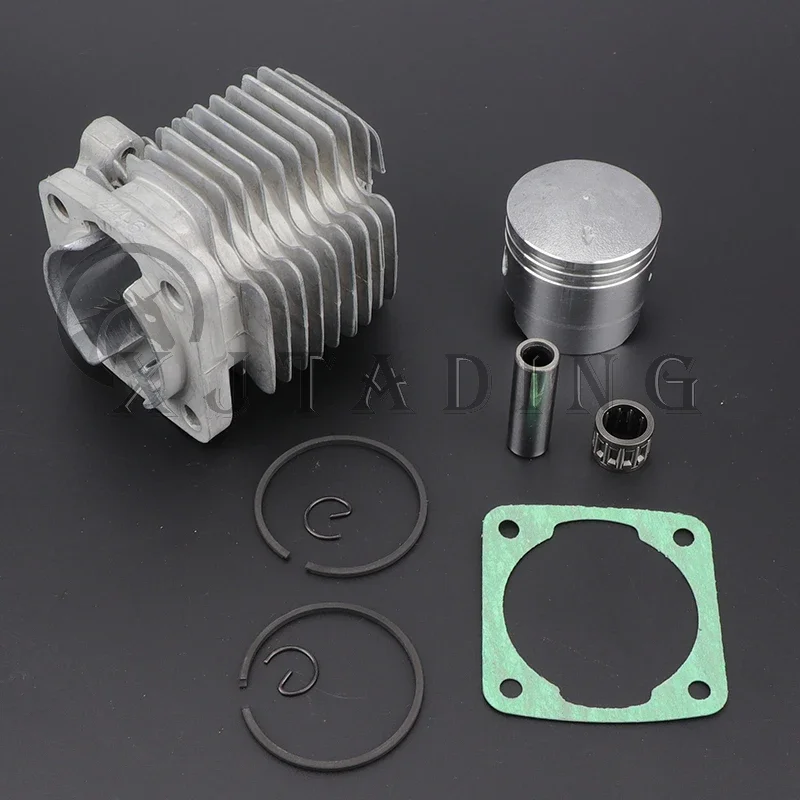 44-6 Engine Cylinder Head With 44MM Piston kit for 2 stroke 49cc Mini Dirt bike Mini ATV Quad Pocket bike Piston Ring