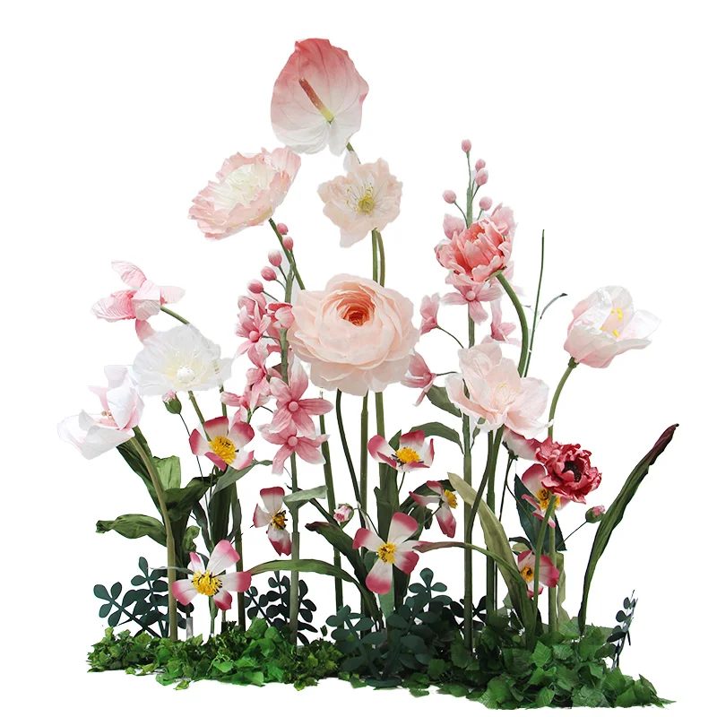 Customizable Artificial Flowers Large Handmade Pink Paper Flowers for Party and Wedding Decorations