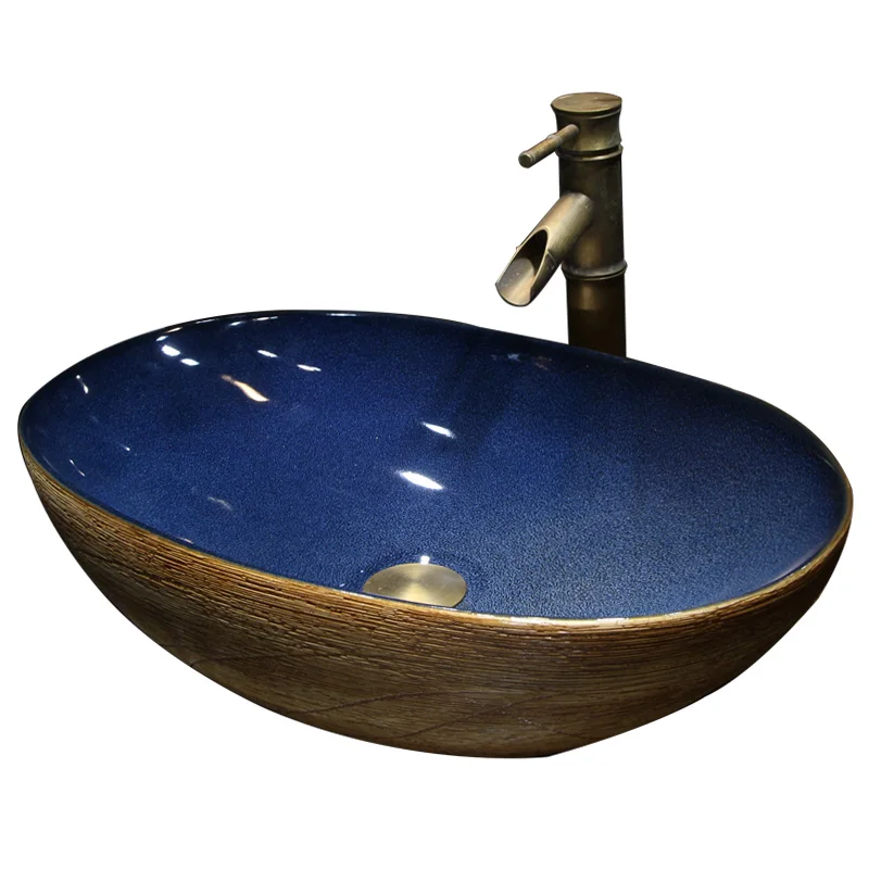 

Antique American art wash basin retro countertop basin