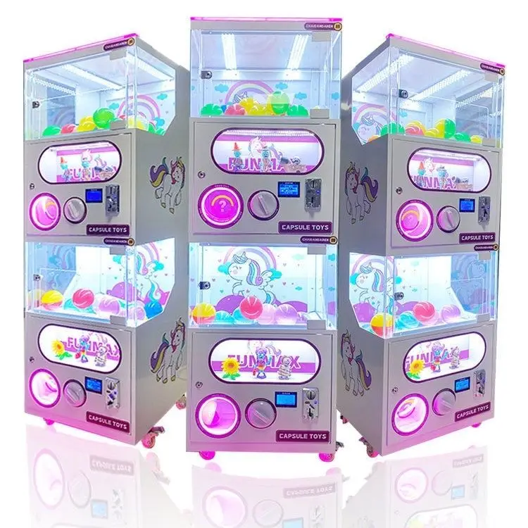 

Personalized design commercial egg twisting machine large clip doll machine
