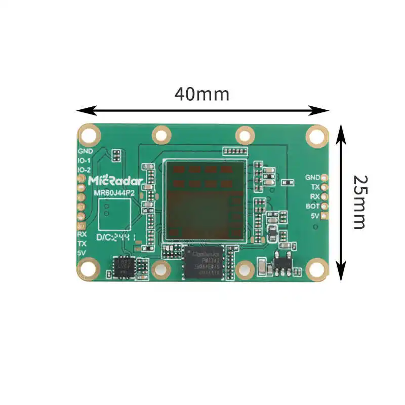 وحدة رادار أصلية أصلية R60BMP1 60G لعد موجة المليمتر لمستشعر مسافة الحركة البشرية