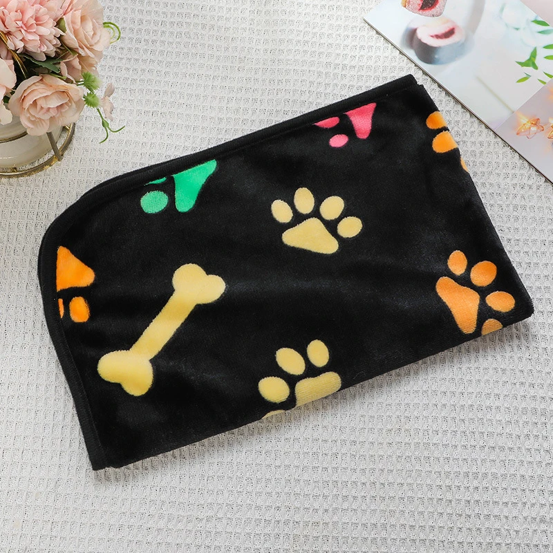 Soft Sleep Mat for Pet Blanket Puppy Kitten Blanket Bed Mat Guinea Pig Plush Mat Bed Small Animal Mat for Rabbit Hamster