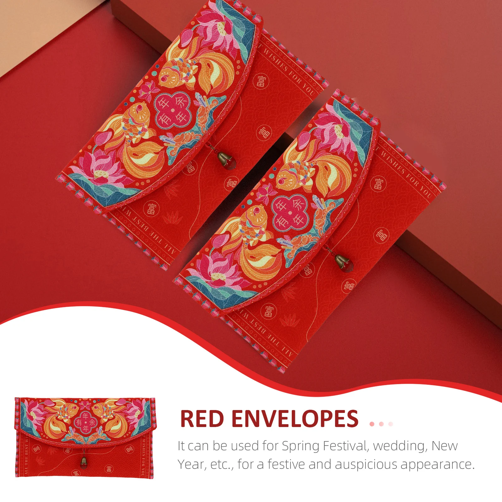 

Tiger Year Red Envelope Practical Creative Money Pocket for Chinese New Year Celebration Red Packet Money Storage Packet
