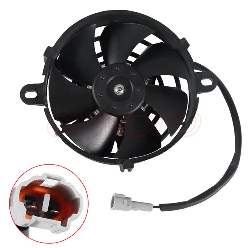 Ventilador de refrigeración Universal para radiador de motocicleta, potencia pequeña y gran volumen de aire para KTM, HONDA, YAMAHA, KAWASAKI, SUZUKI, GasGas Bike