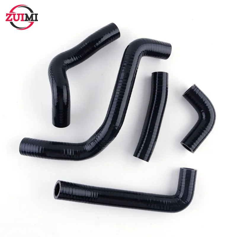 Silicone Radiator Coolant Hose Tube Kit For Kawasaki KDX200 KDX220R 1995-2006 1996 1997 1998 1999 2000 2001 2002 2003 2004 2005