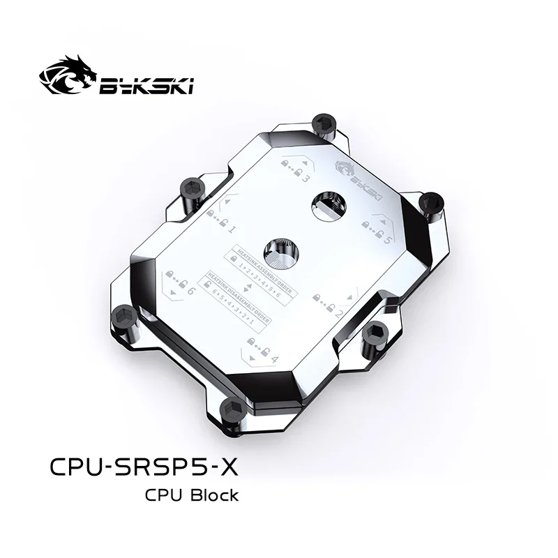 

Bykski CPU-SRSP5-X CPU Water Block For AMD SP5 All-Metal Liquid Cooling Block Server AI Cloud Computing Radiatoer