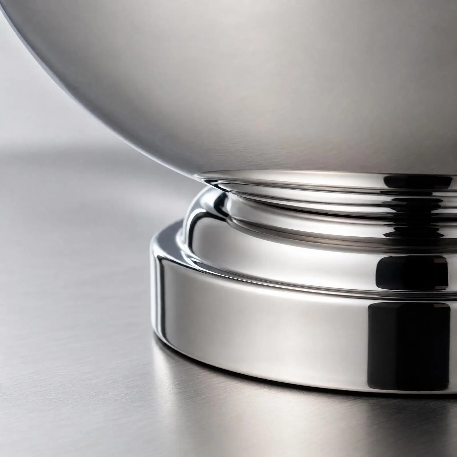 Polished Metal Champagne Ice Bucket with Pedestal Base Elegant Centerpiece for Entertaining Cocktail Gatherings