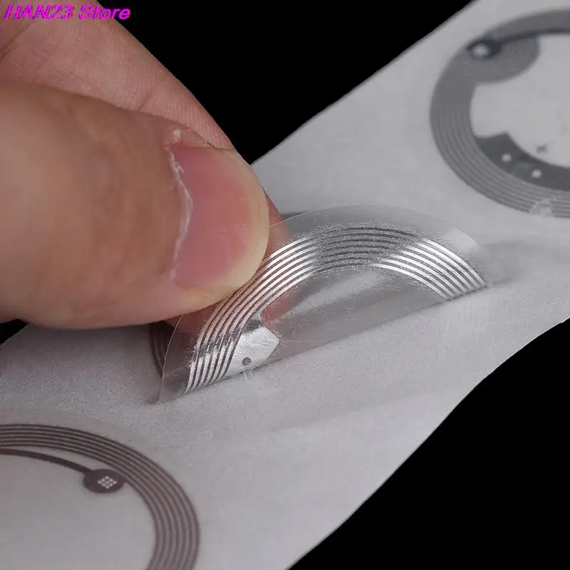 New 10PCS/Set Changeable Re-Writtable Round Dia 40mm Electronic Tag Sticker NFC Copy Clone Label