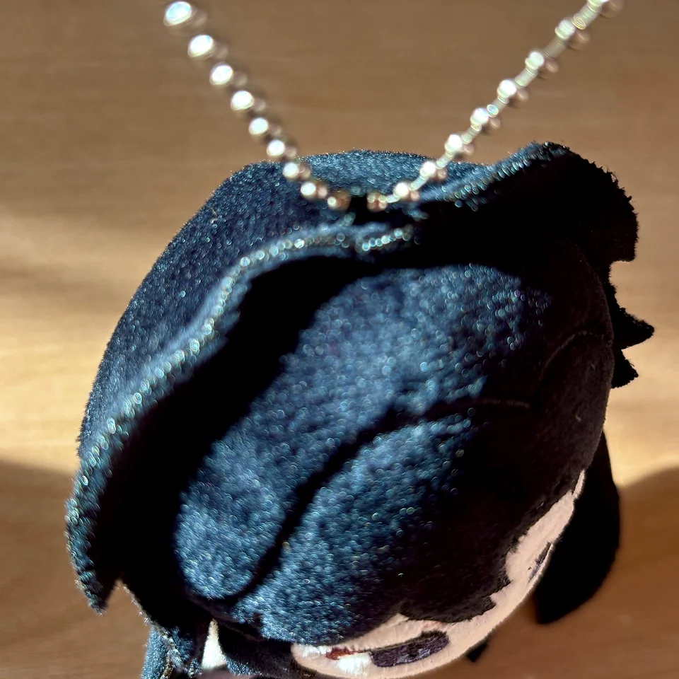 10cm Genshin Impact II Capitano Plushie Dolls Removeable Mask Anime Cosplay Plush Doll Toys Pendants Keychain Birthday Xmas Gift - view 4