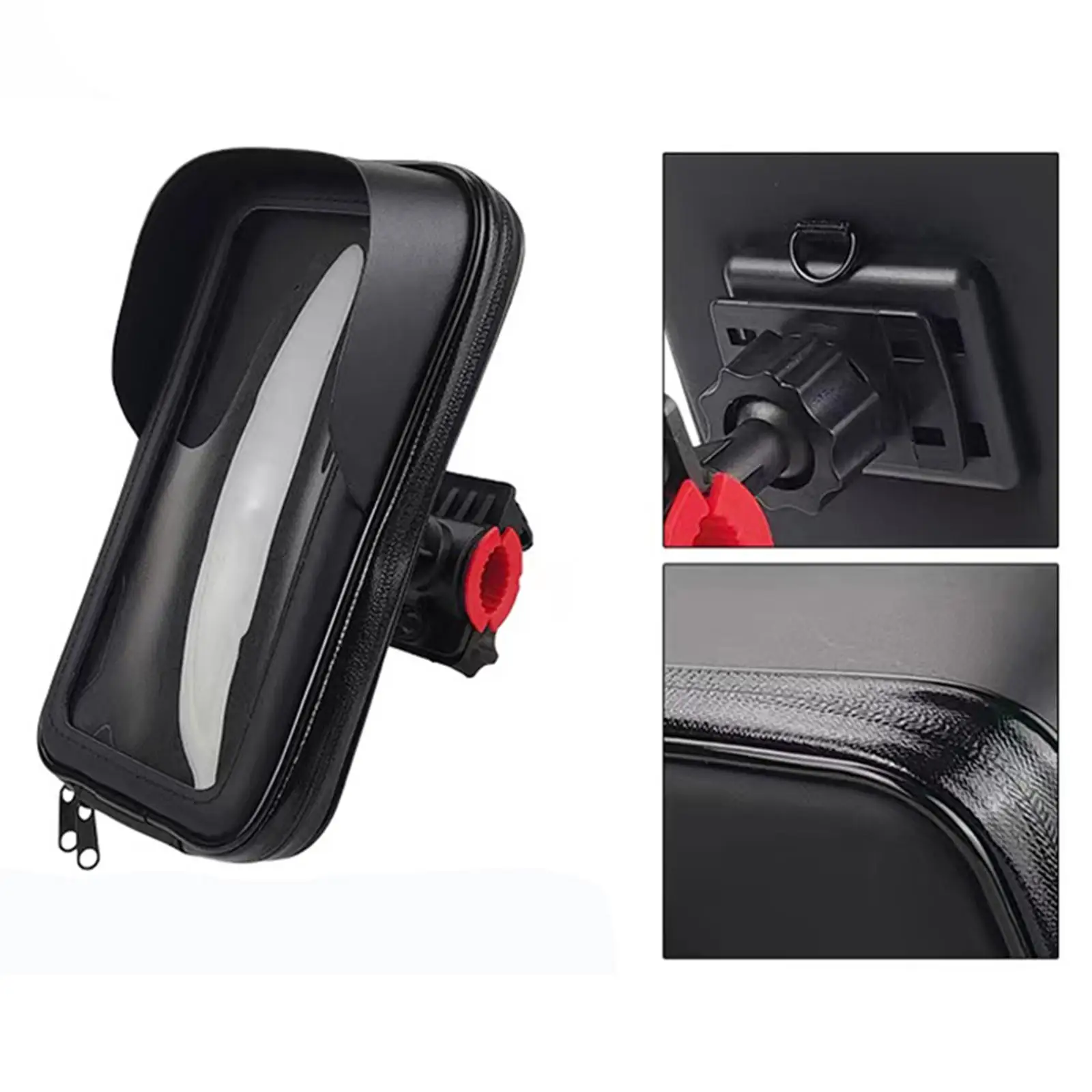 Motorcycle phone holder, waterproof bag, bicycle phone holder, riding phone case