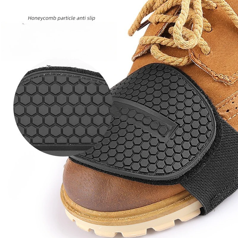 1Pcs Motorcycle Gear Shift Protector Motorcycle Riding Gear; Gear Shift Pad Honeycomb Anti-slip Gear Protector