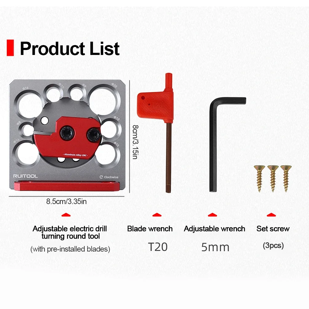 Verstelbare Plug Maker Jig 8Mm-20Mm Met Hardmetalen Messen Houtbewerking Elektrische Boor Frezen Pluggen Ronde Stang Hulpgereedschap