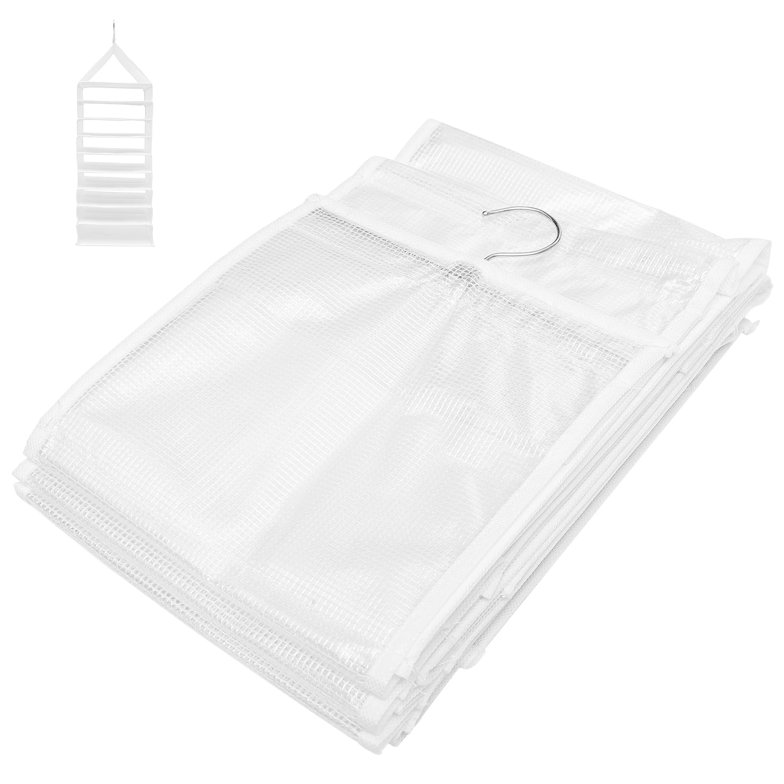 

PVC Fabric Closet ganizer Multi Layers Clothes Storage Bags White Kids Wardrobe Foldable Design Household Storage
