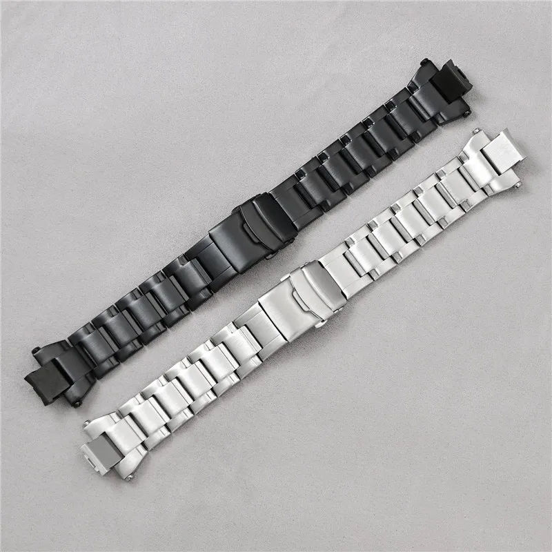 Solid Stainless Steel Strap for Casio G-Shock GST-B400 Series Metal Watch Band Men Modified Quick Release Bracelet Accessories