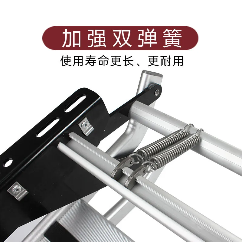 Type B RV Single-layer Double-layer Electric Folding Stepping Trailer with Light Welcome Pedal Aluminum Alloy Manual Stepping