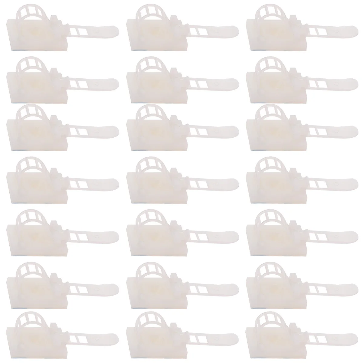 

50Pcs Long Lasting Cable Clamps Wire Clips Adhesive Cable Fixing Tools for Clean Organized Environment Wire Clips