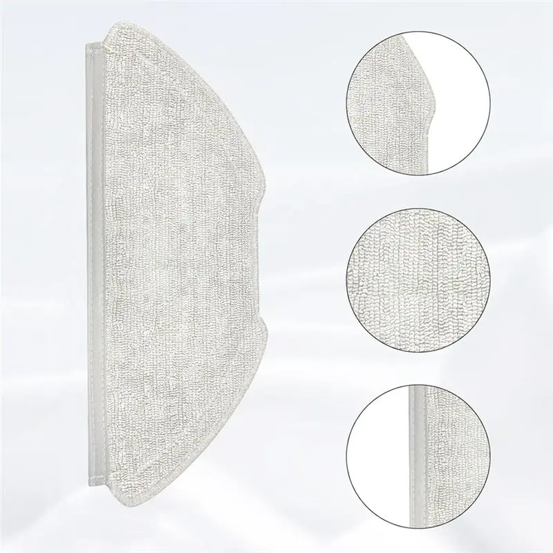 [NEWA66Z!】 6 Pieces Mop Cloth Pads For AIRROBO T20 Vacuum Robot Accessories, Robot Vacuum Cleaner Spare Parts