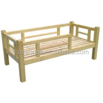Kindergarten Environmental protection Solid Wood Children's Bed Children's Home Furniture for Sale Child Wooden Bed